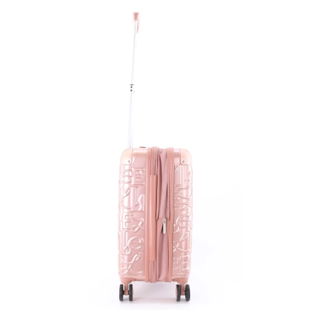 Mała walizka Elle Alors różowa 39–46 l