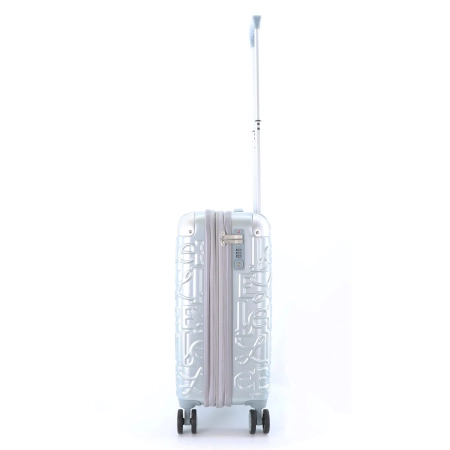 Mała walizka Elle Alors srebrna 39–46 l