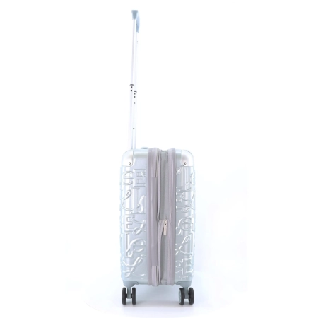 Mała walizka Elle Alors srebrna 39–46 l