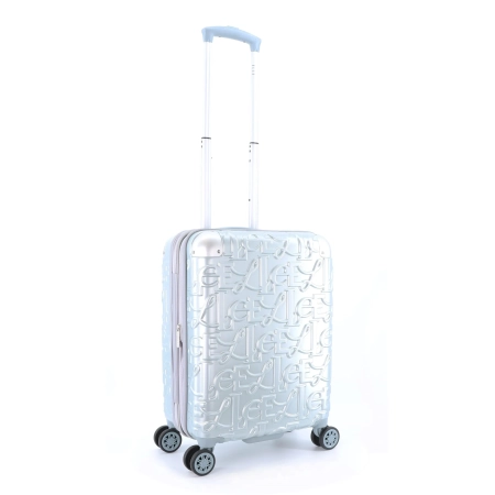 Mała walizka Elle Alors srebrna 39–46 l