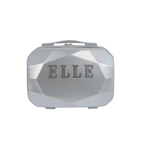 Kuferek Elle Diamond srebrny 8l