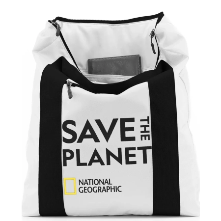 Plecak zakupowy National Geographic Jupiter biały 7l