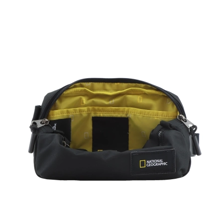 Torba typu crossbody - nerka z rączką National Geographic Legend czarna 2l
