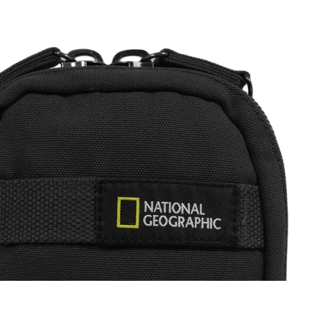 Saszetka pionowa do paska National Geographic Milestone czarna 1l