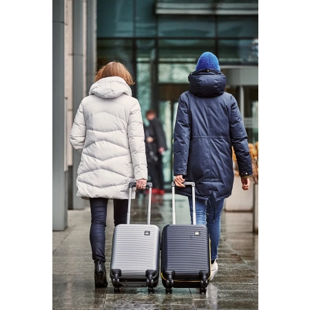 Mała walizka twarda National Geographic Abroad granatowa 33 l