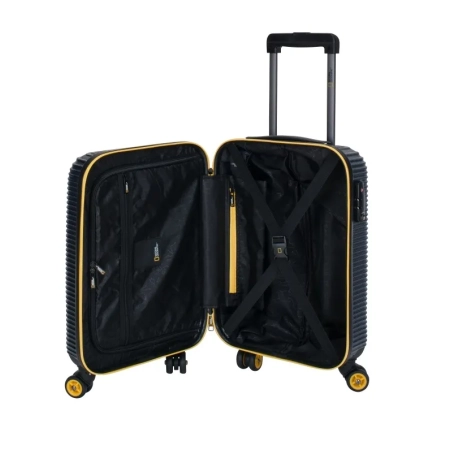 Mała walizka twarda National Geographic Abroad granatowa 33 l