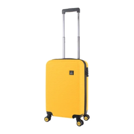 Mała walizka twarda National Geographic Abroad żółta 33 l