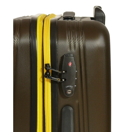 Średnia walizka twarda National Geographic Aerodrome khaki 70 l