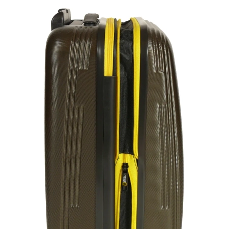 Mała walizka twarda National Geographic Aerodrome żółta 37 l