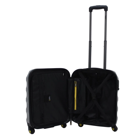Mała walizka National Geographic Arete srebrna 40 l