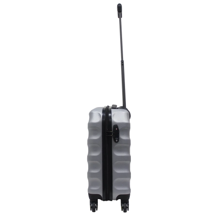 Mała walizka National Geographic Arete srebrna 40 l