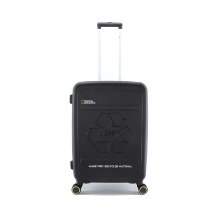 Średnia walizka twarda National Geographic Balance czarna 63 l