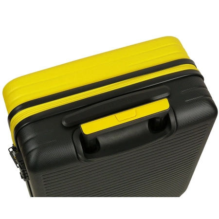 Mała walizka twarda National Geographic Pulse żółta 37 l