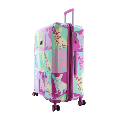 Duża walizka XL Saxoline Bulldog Color wzór 108–122 l
