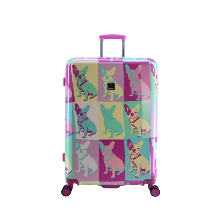 Duża walizka XL Saxoline Bulldog Color wzór 108–122 l