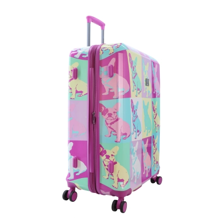 Duża walizka XL Saxoline Bulldog Color wzór 108–122 l