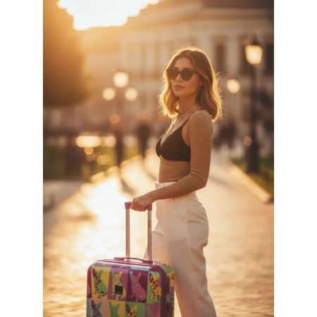 Mała walizka kabinowa Saxoline Bulldog Color 33l