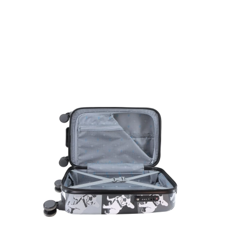 Mała walizka twarda Saxoline Bulldog Mono czarna 36 l