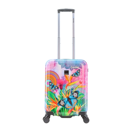 Mała walizka Saxoline Butterfly 32l