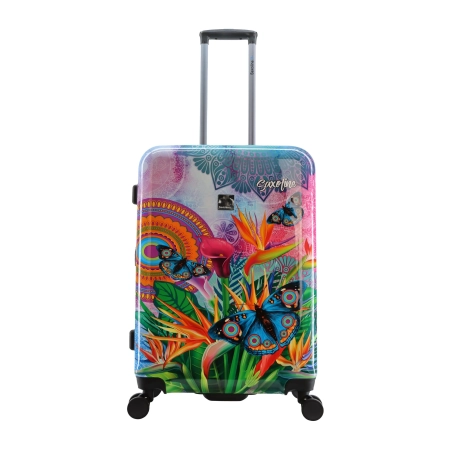 Średnia walizka Saxoline Butterfly 65l
