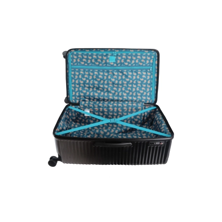 Duża walizka twarda Saxoline Elite Trunk czarna 116 l