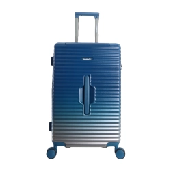 Średnia walizka Saxoline Elite Trunk niebieska 72l
