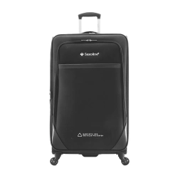 Duża walizka materiałowa Saxoline Soft czarna 96l