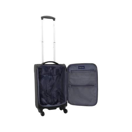 Mała walizka miękka Saxoline Soft czarna 36 l